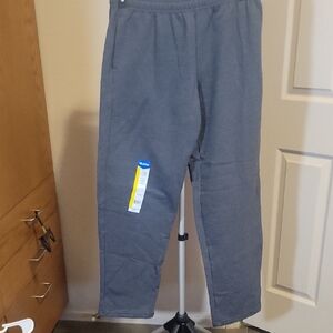 Gildan Charcoal Gray Fleece Jogger Pants